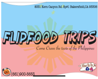 Original Flip Food Trips Postcard Logo